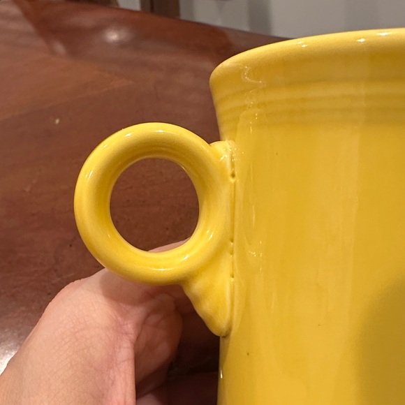 Fiesta Yellow Mug with Thanksgiving Design - Picture 5 of 6